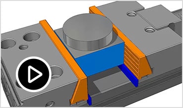 Video: FeatureCAM has an extensive range of tools to help define, simulate, and check against clamps and fixtures