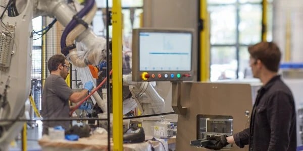 The Autodesk Technology Center in Boston is an innovation space for digital fabrication in the building industry