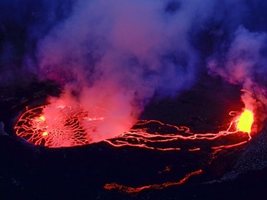 Nyiragongo volcano in the DRC