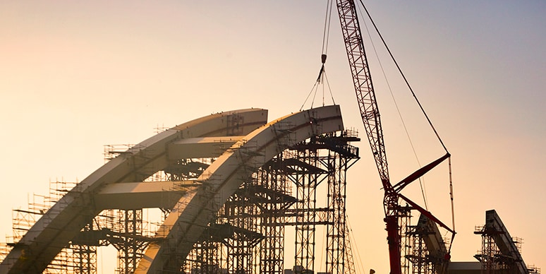 Construction of a bridge