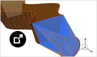 Sheet metal and folded plate model in Advance Steel