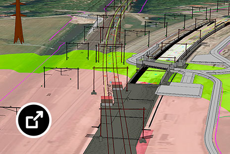 Rendering of Zwolle-Herfte railway junction 